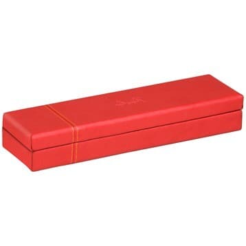 Rhodiarama pencil box 21x5,5x3cm Poppy
