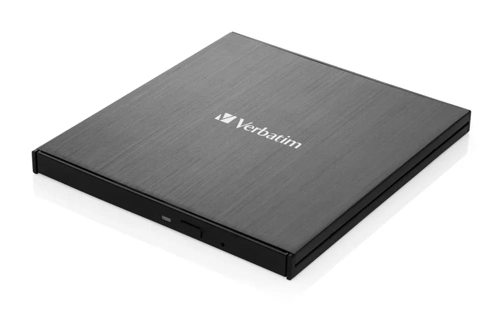 Verbatim 43888 Ultra HD 4K Slimline - Ulkoinen Blu-ray-kirjoitin, Musta