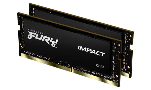 Kingston FURY Impact 32 Gt (2 x 16 Gt) DDR4 3200 MHz, CL20 -muisti (XMP)