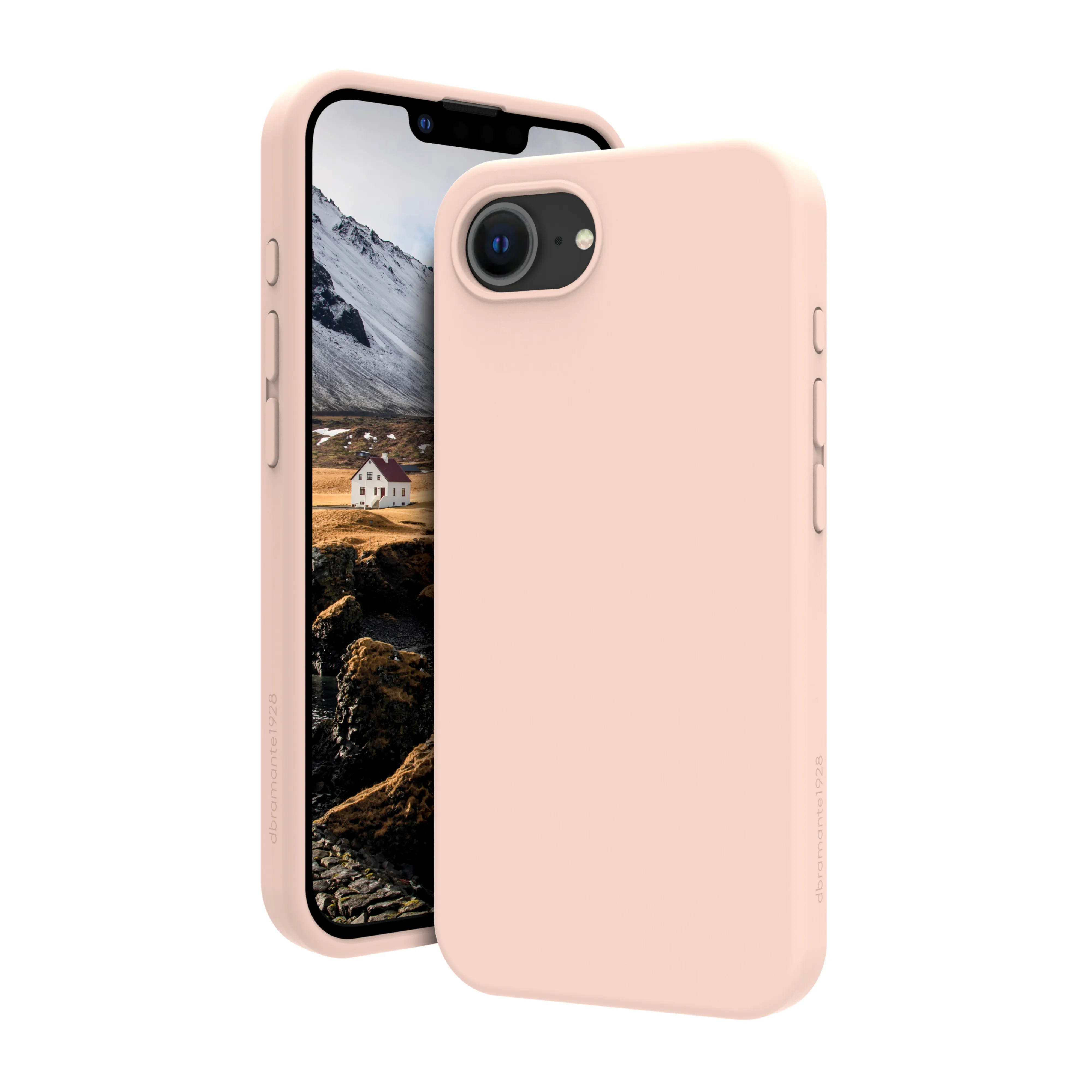 DBRAMANTE Monaco MagSafe -suojakuori iPhone 16e, Pink Sand