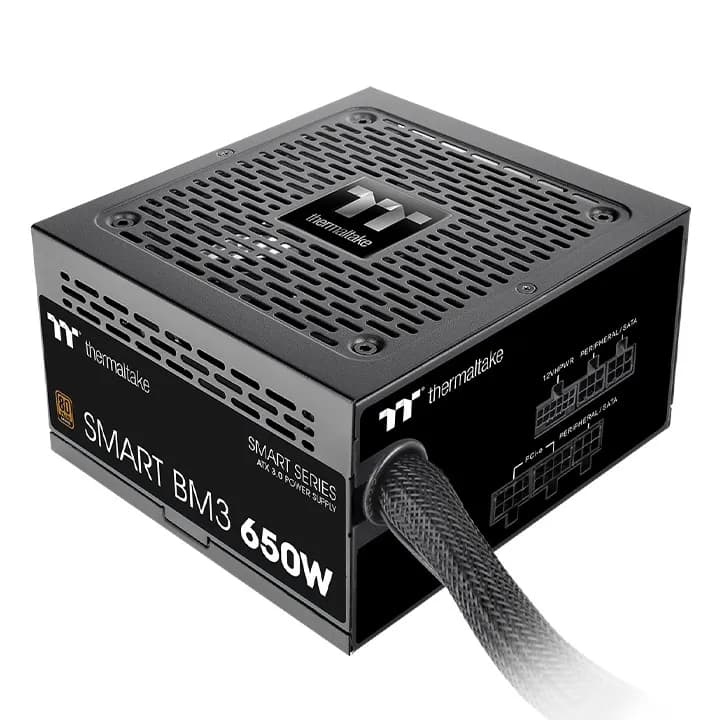 Thermaltake Smart BM3 650W -virtalähde, 80 Plus Bronze