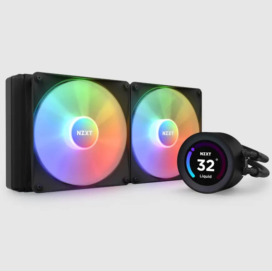 NZXT Kraken Elite 280mm RGB -nestejäähdytin, musta