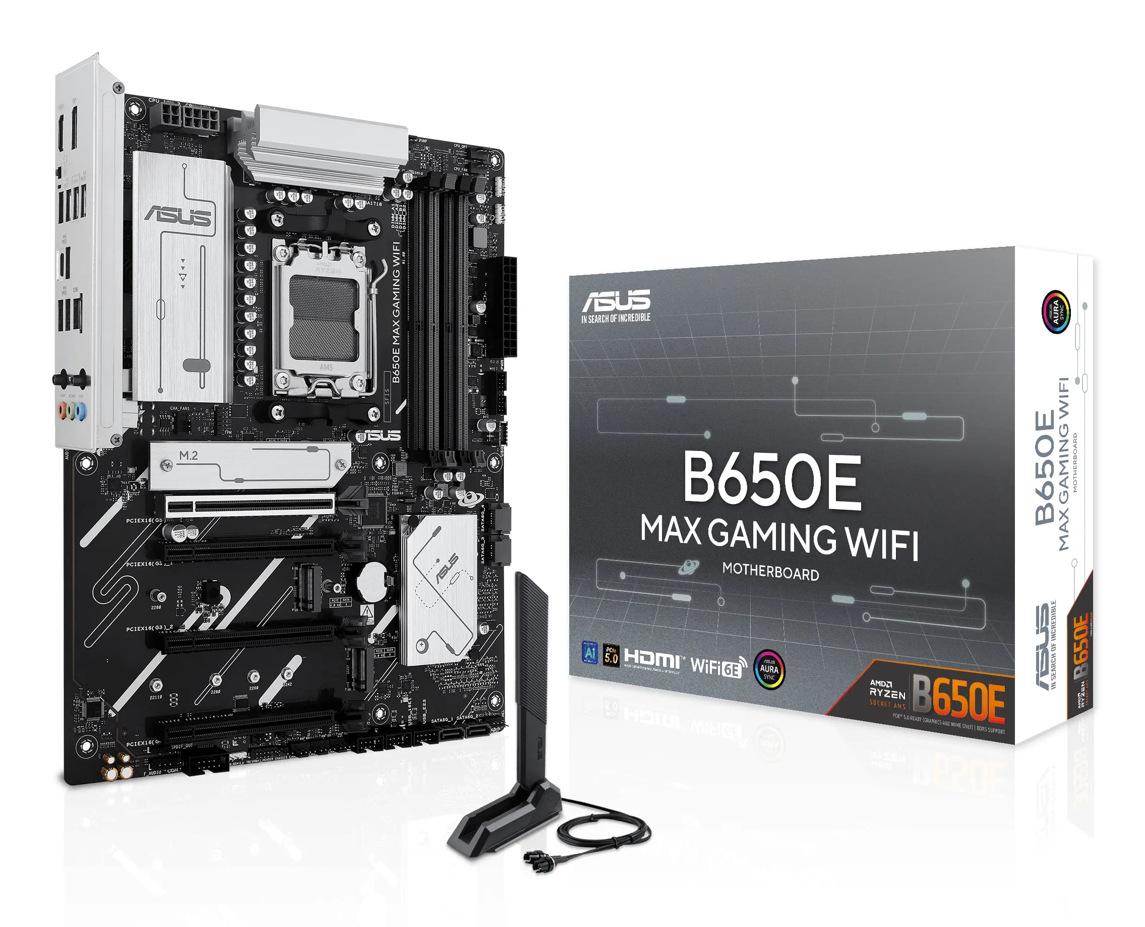 Asus B650E MAX GAMING WIFI AM5 ATX -emolevy