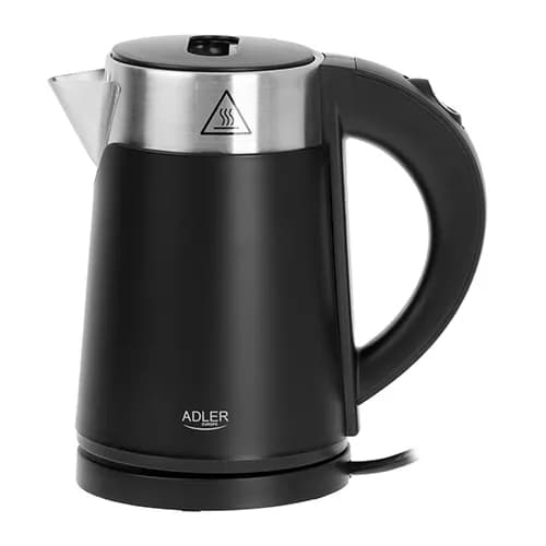 ADLER AD 1372b -vedenkeitin, 0,6 l, 800 W, musta