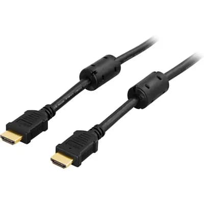 Deltaco HDMI-1020 HDMI 1.4b -kaapeli, jossa Ethernet, 2 m, musta