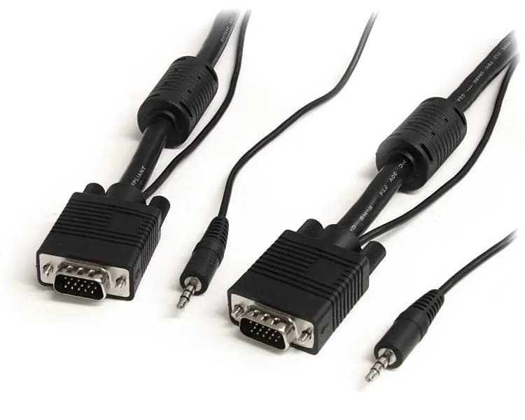 StarTech VGA ääni/video-adapterikaapeli, 5 m, musta