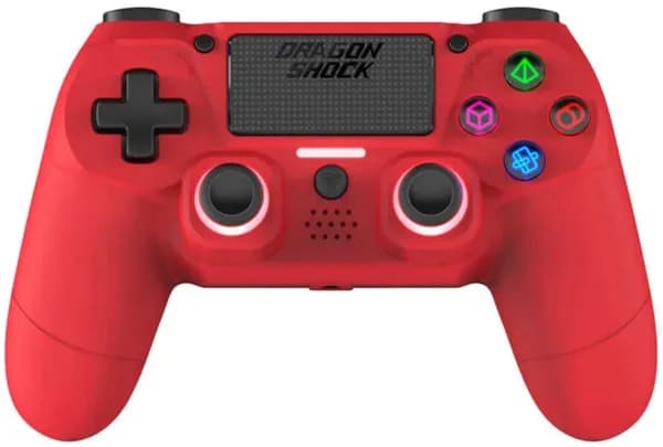 Dragonshock Mizar Bluetooth -langaton peliohjain, punainen, PS4