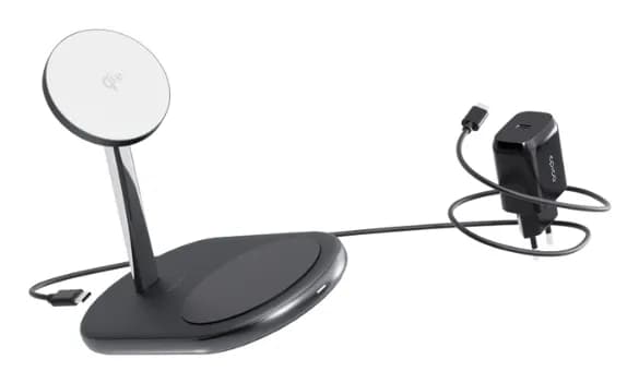 Epico UltraBase EX40 Qi2 2in1 Mag+ Wireless Charging Stand - black