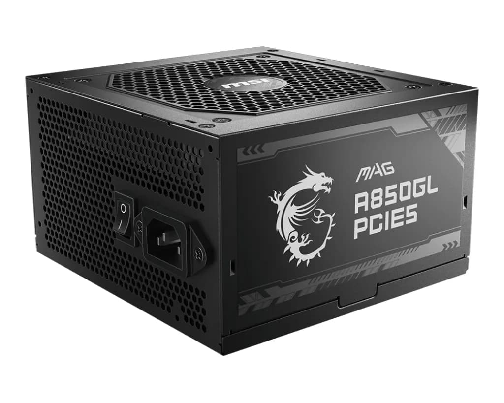MSI MAG A850GL PCIE5 850W -virtalähde, 80 Plus Gold