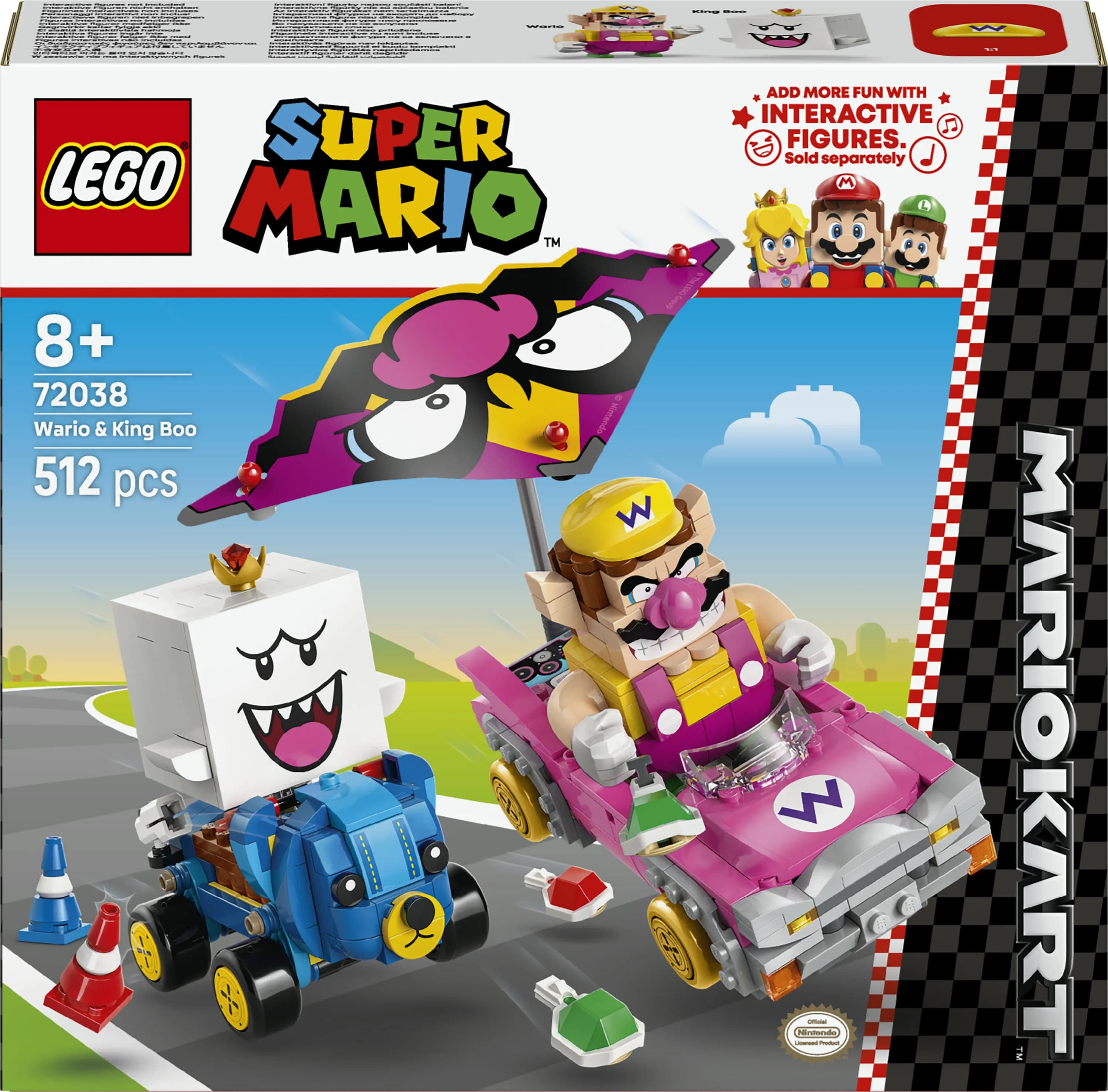 LEGO Super Mario Mario Kart Wario ja King Boo 72038