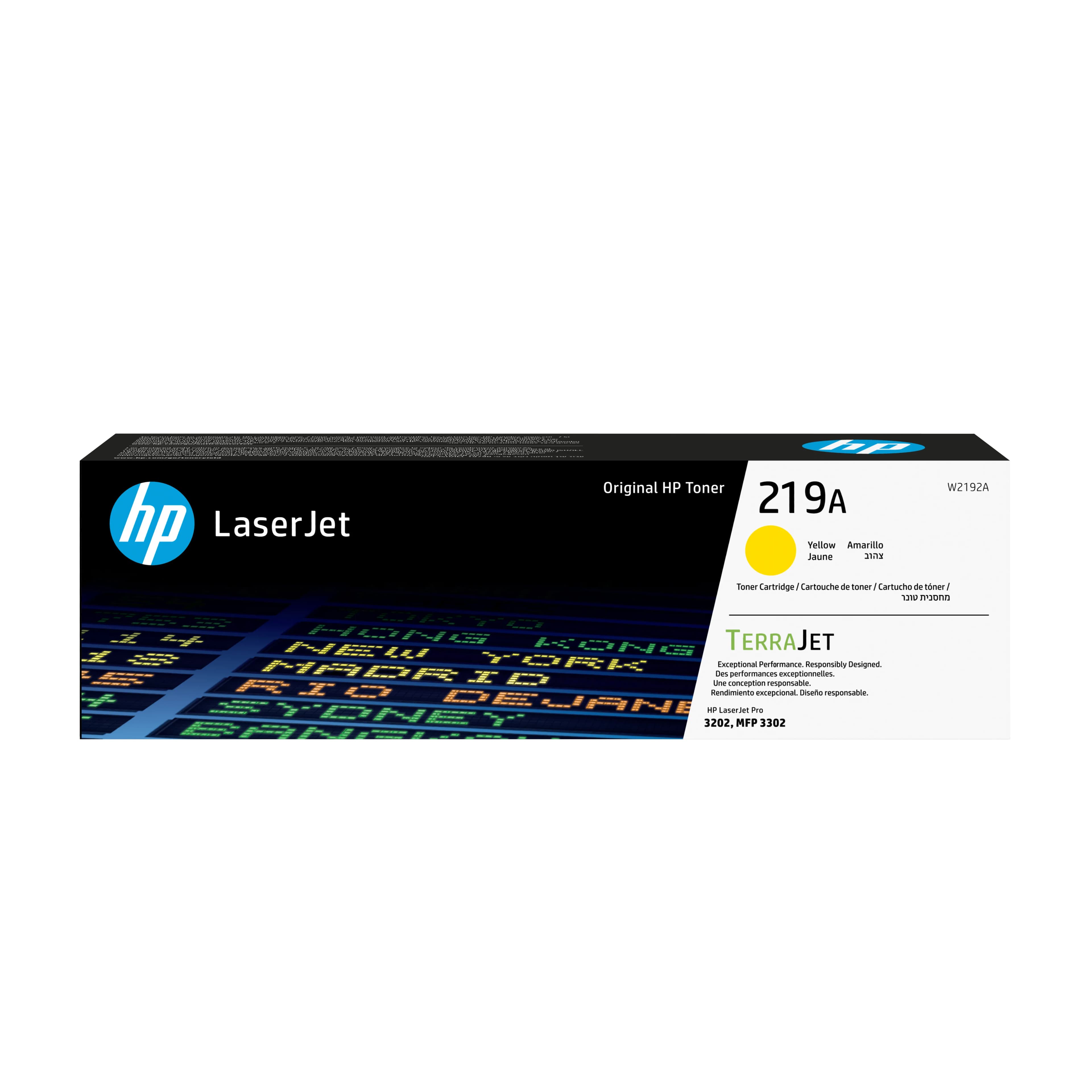 HP 219A -laservärikasetti, keltainen