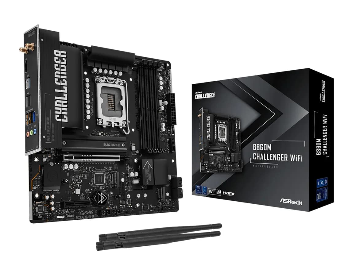 ASRock B860M Challenger WiFi 7 LGA 1851 mATX -emolevy