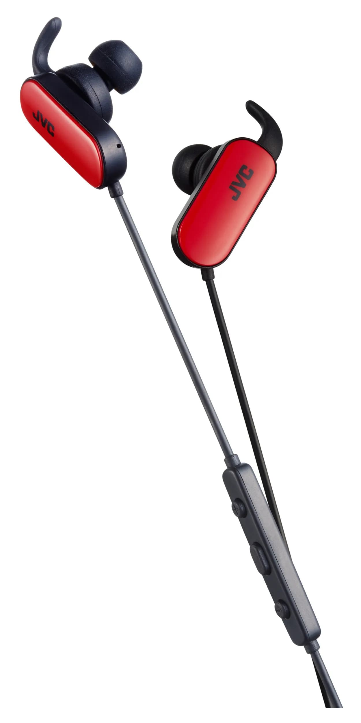 JVC HAEBT5RE -langattomat nappikuulokkeet, punainen/musta