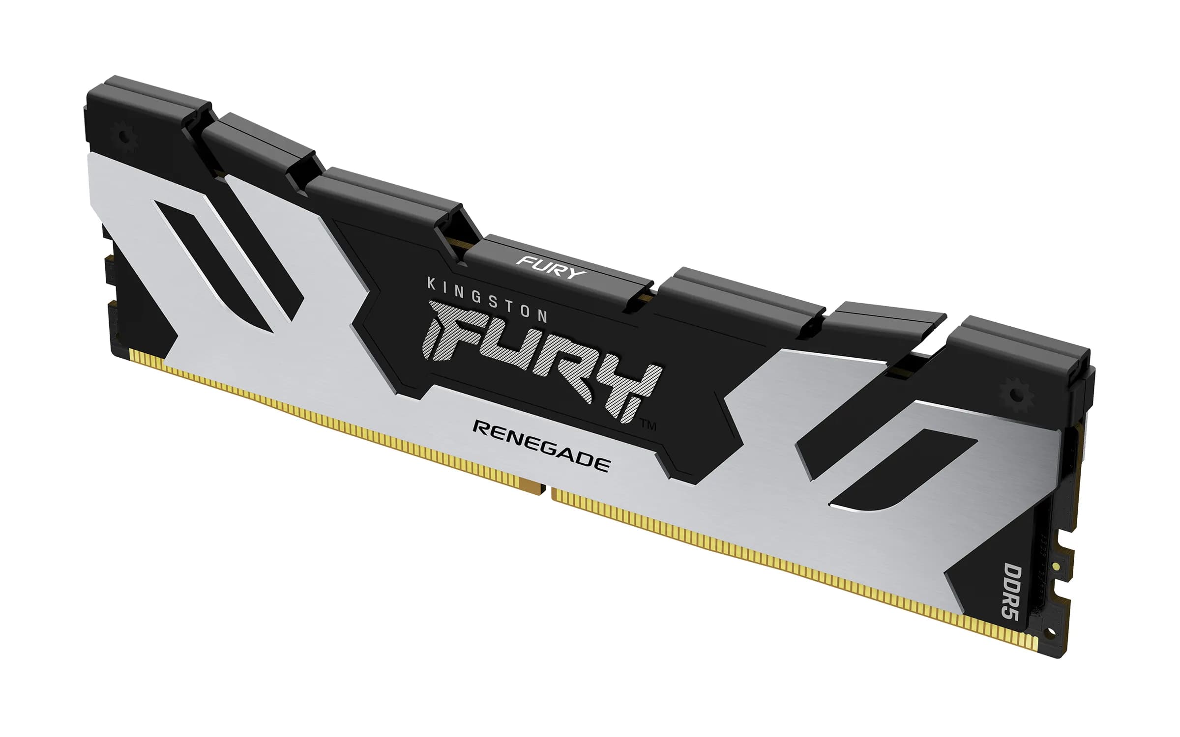 Kingston FURY Renegade 48 Gt (1 x 48 Gt) DDR5 6400 MHz, CL32 -muisti, hopea/musta (XMP)
