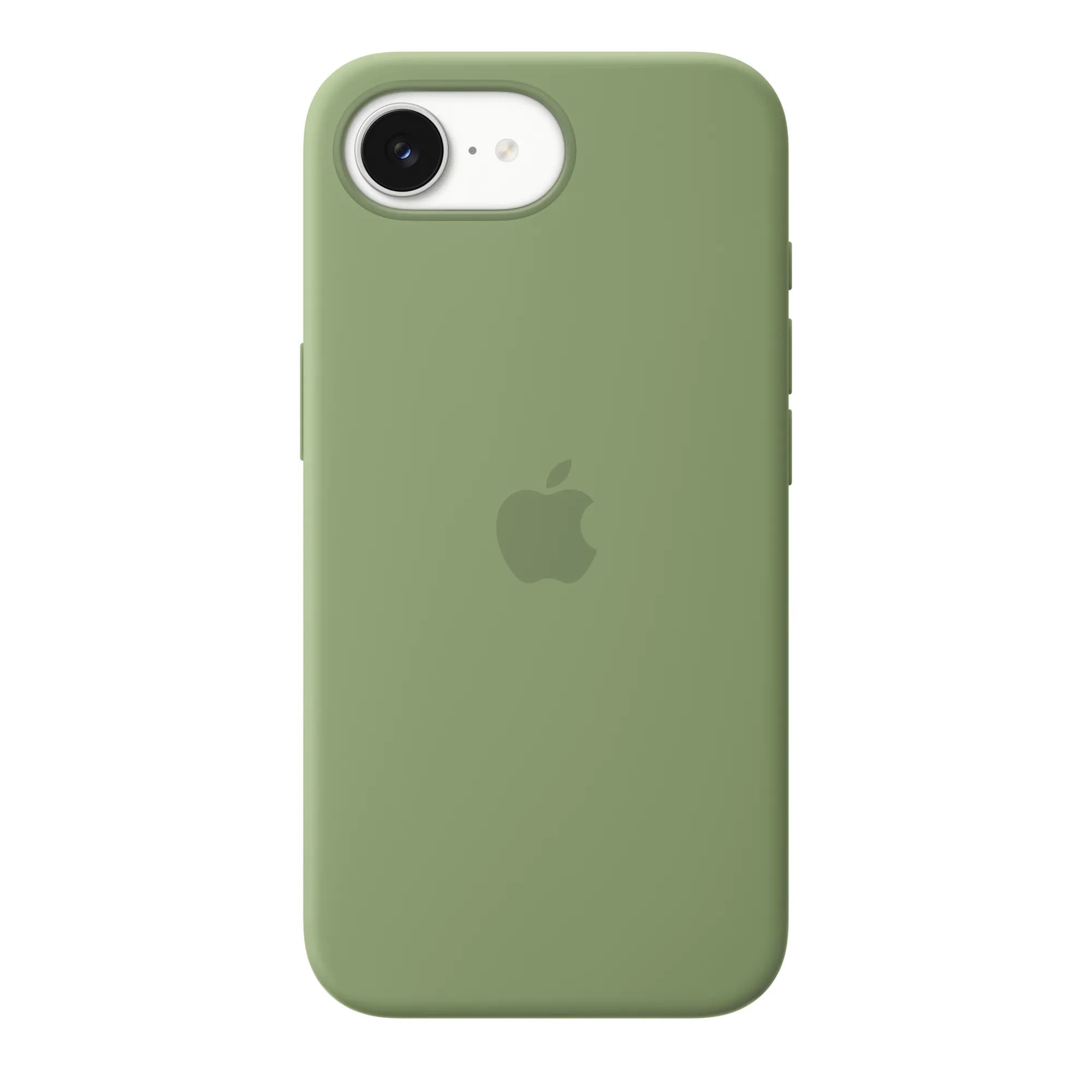 Apple iPhone 17e Silicone Case with MagSafe -puhelin, Light Moss