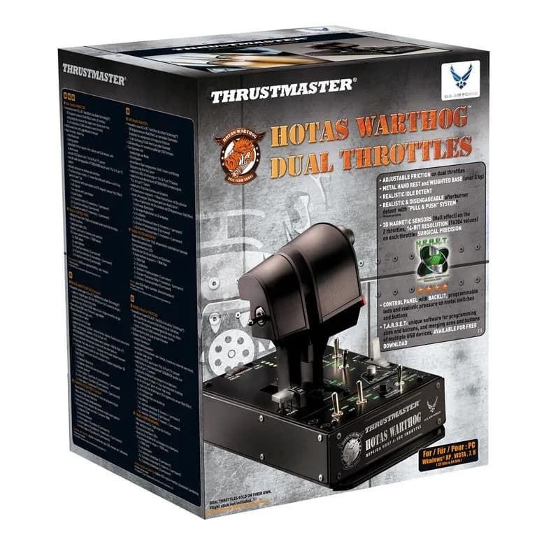 Thrustmaster HOTAS Warthog Dual Throttles -kaasukahva, PC