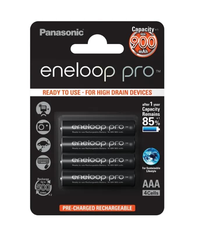 Eneloop Pro AAA 930 mAh 4pcs HR-4UWXB-4BP
