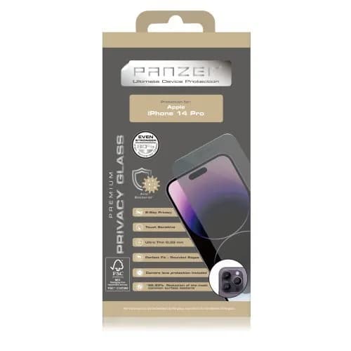 Panzer Full-Fit Privacy Glass, iPhone 14 Pro -panssarilasi