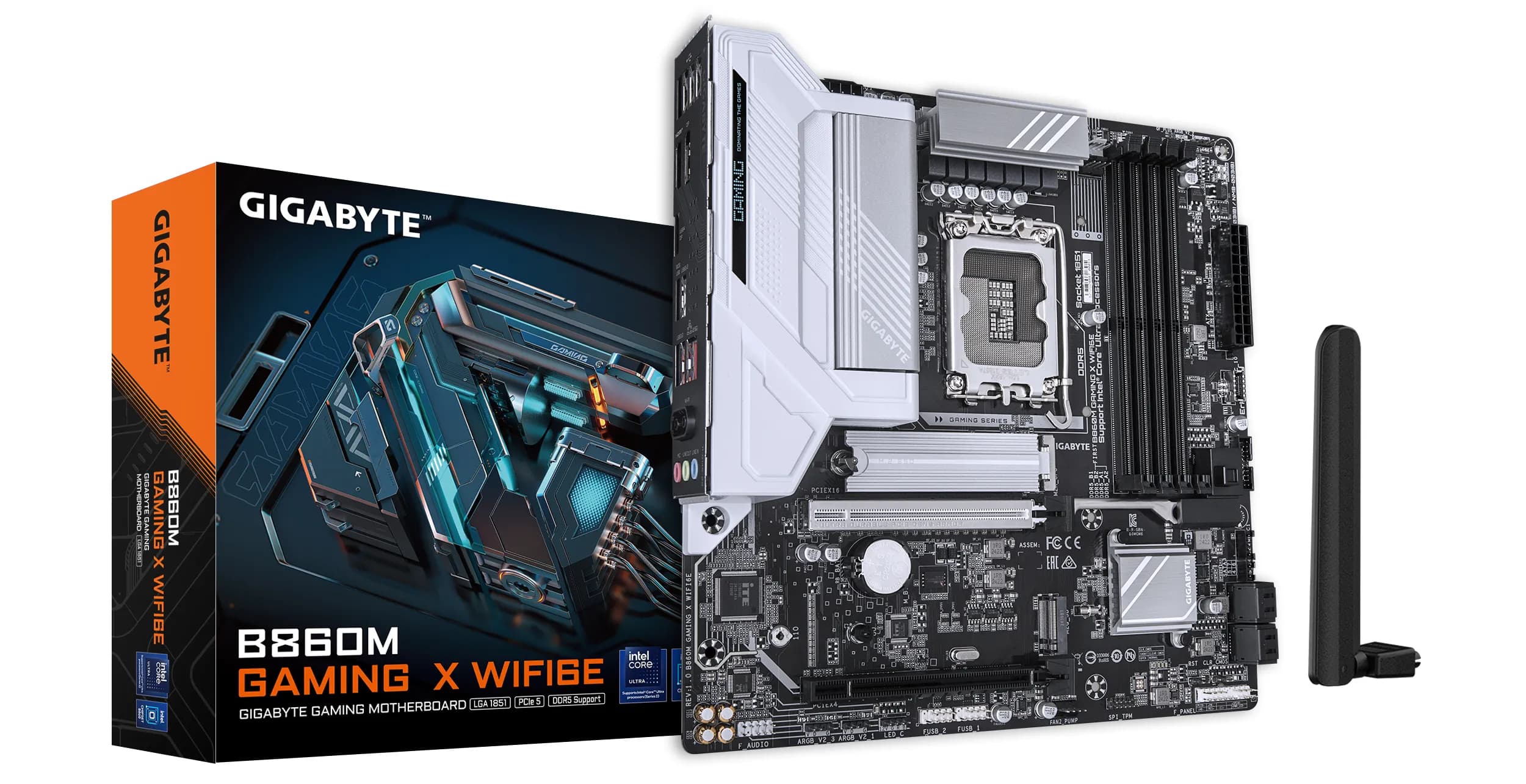 Gigabyte B860M GAMING X WiFi 6E LGA1851 mATX -emolevy