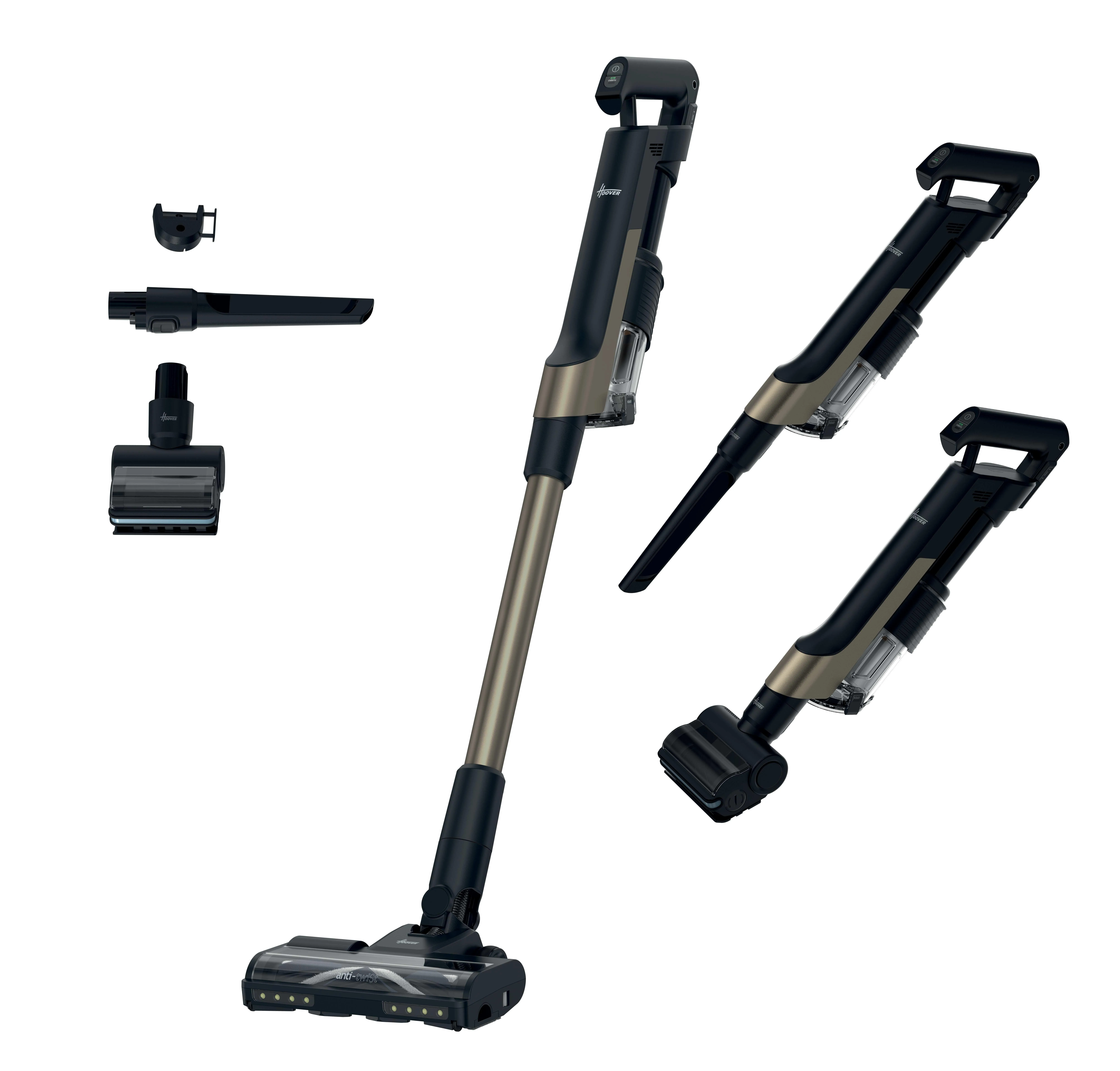 Hoover HF210PP 011 14.4V -varsi-imuri, musta, kulta