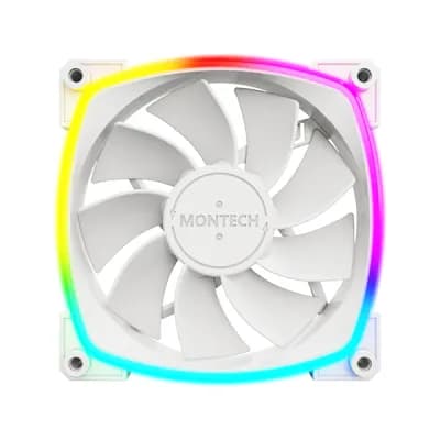 Montech RX120 PWM Reverse -kotelotuuletin 120 mm - Valkoinen