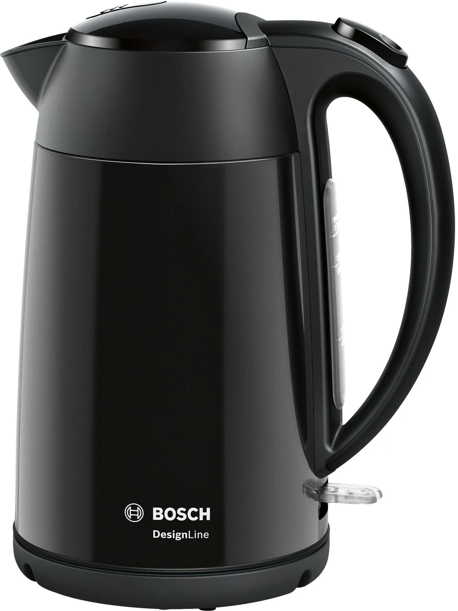 Bosch DesignLine TWK3P423 -vedenkeitin, 1,7 l, 2400 W, Jet Black