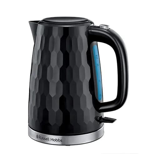 Russell Hobbs Honeycomb -vedenkeitin, 1,7 l, 2400 W, musta