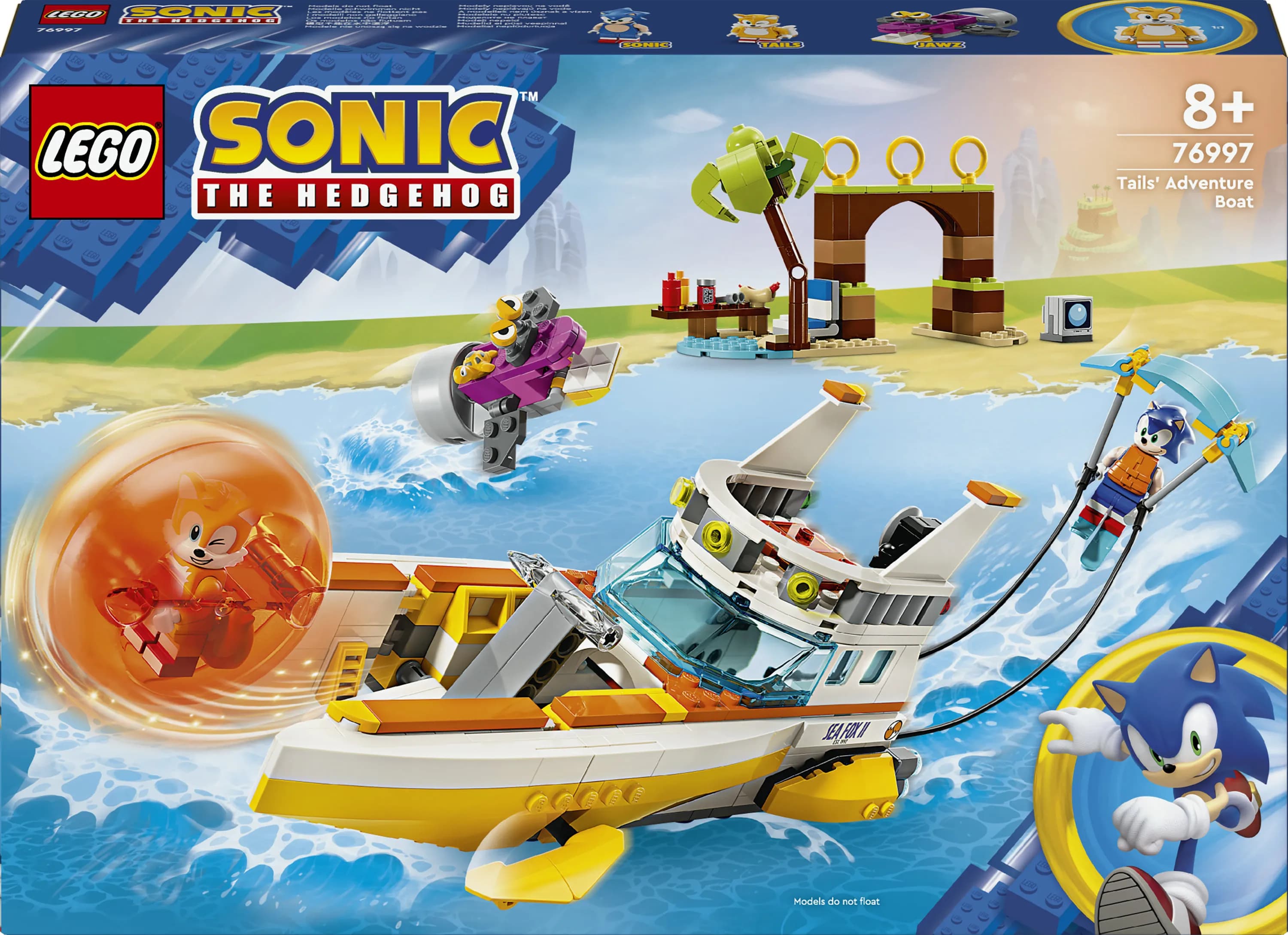 LEGO Sonic the Hedgehog Tails' Adventure Boat 76997