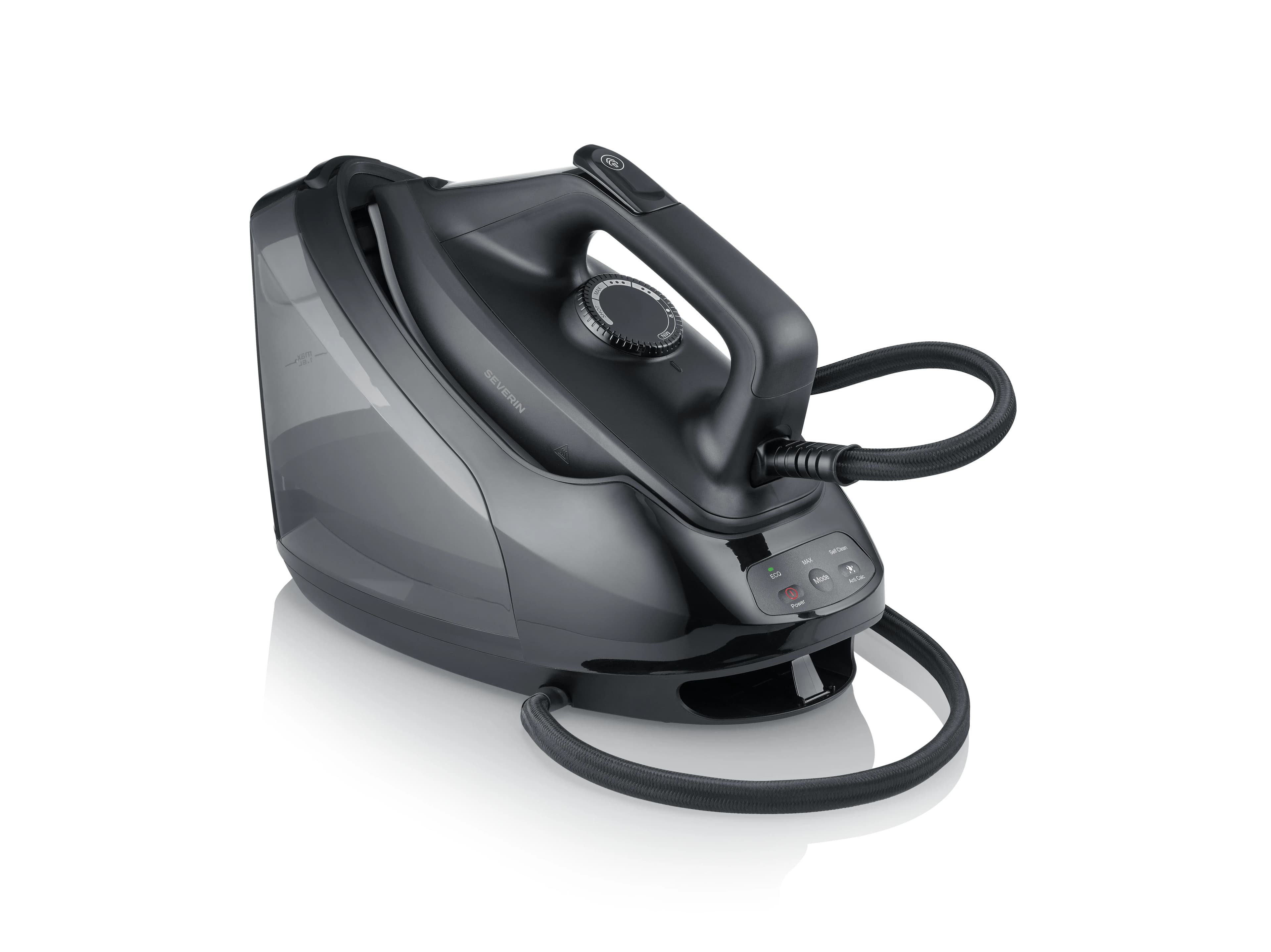 Severin BA3192 -höyrysilityskeskus 2400 W 6,5 bar 1,8 L musta