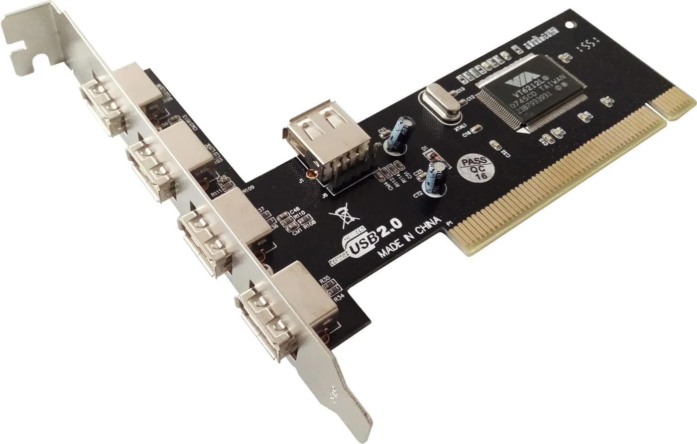 4 + 1 Port USB 2.0 PCI Card