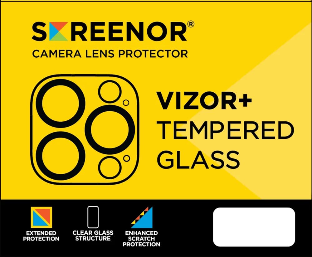 Screenor Vizor+, iPhone 15 / 15 Plus -kameran linssinsuoja