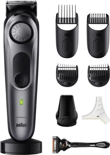 Braun Series 7 BT7420 -partatrimmeri, harmaa