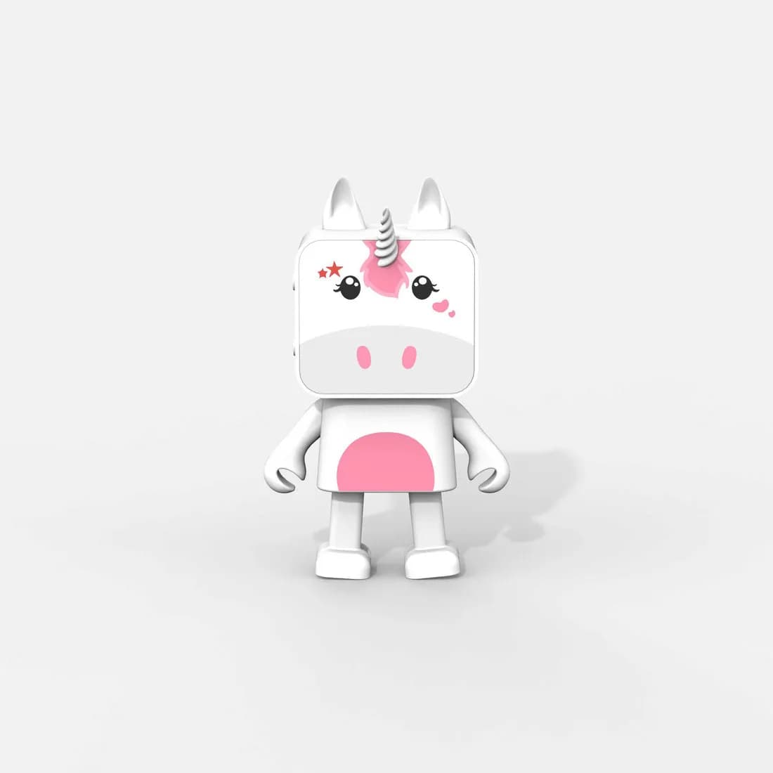 MOB Dancing Animals Unicorn 2.0 Bluetooth, langaton kannettava kaiutin, valkoinen