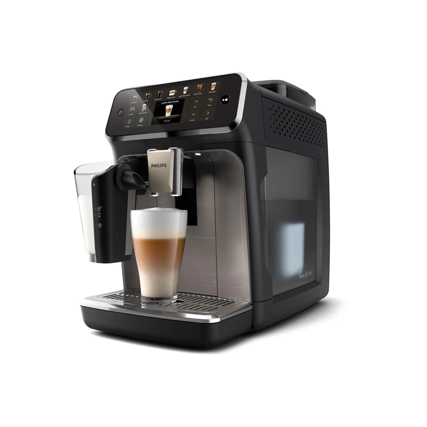 Philips Series 5500 EP5549/70 -espressokeitin, musta, Hopea