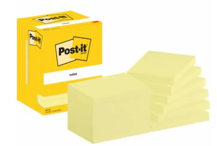 Post-it Notes 76x102 yellow (12)