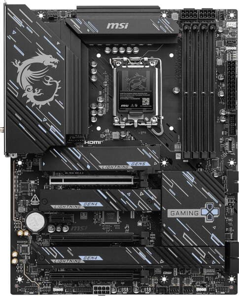 MSI Z890 GAMING PLUS WIFI6E LGA 1851 ATX -emolevy
