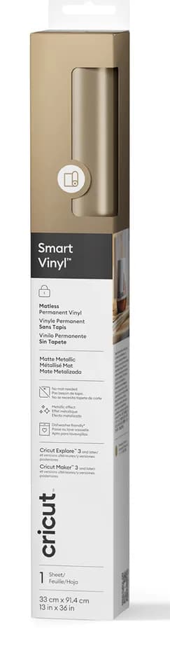 Cricut Smart Vinyl Permanent 33x91cm 1 sheet (Mat Champagne)