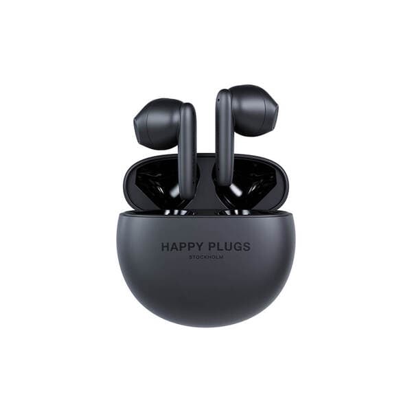 Happy Plugs Joy Lite -langattomat nappikuulokkeet, musta