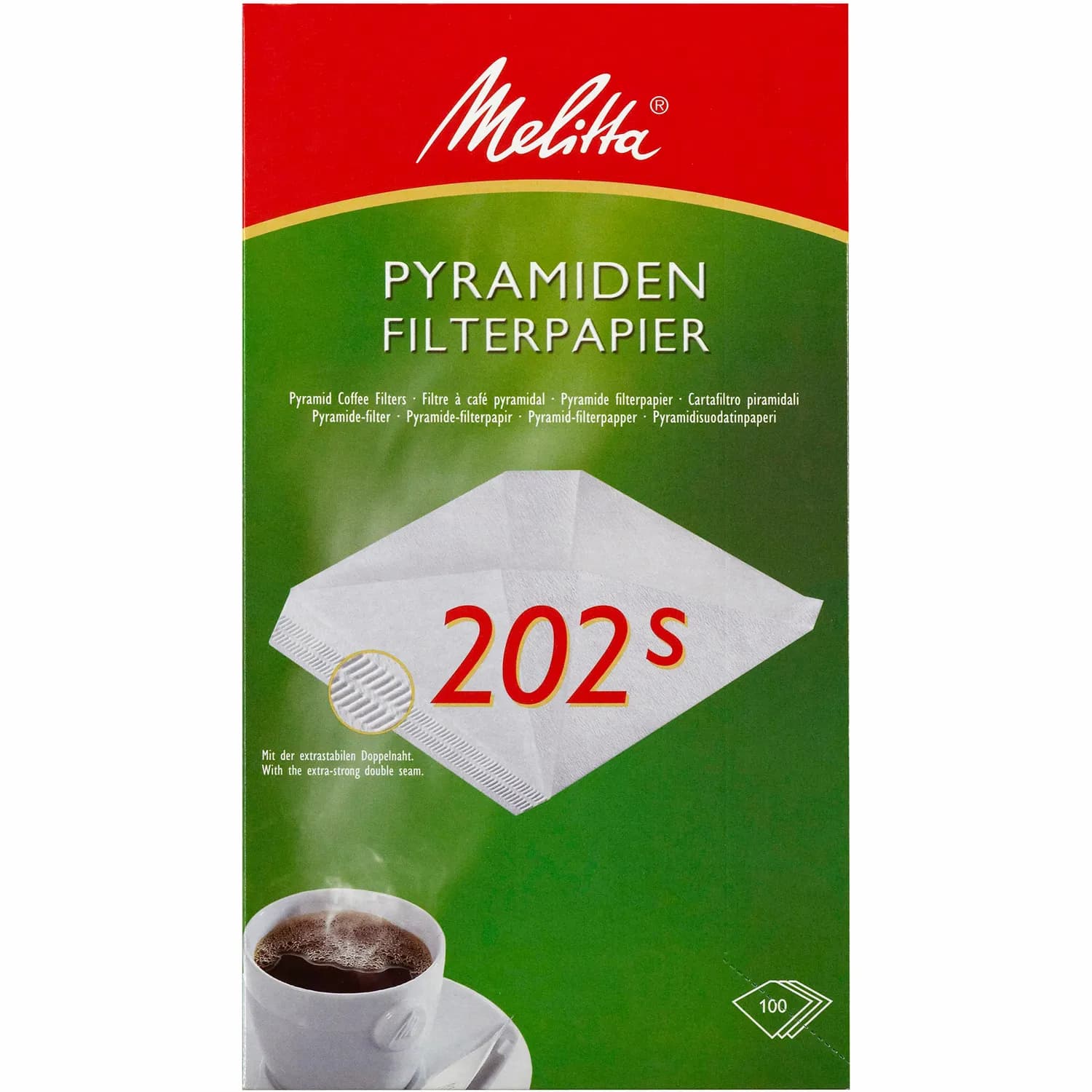 Kaffefilter 202 100pack 5dfpX100st