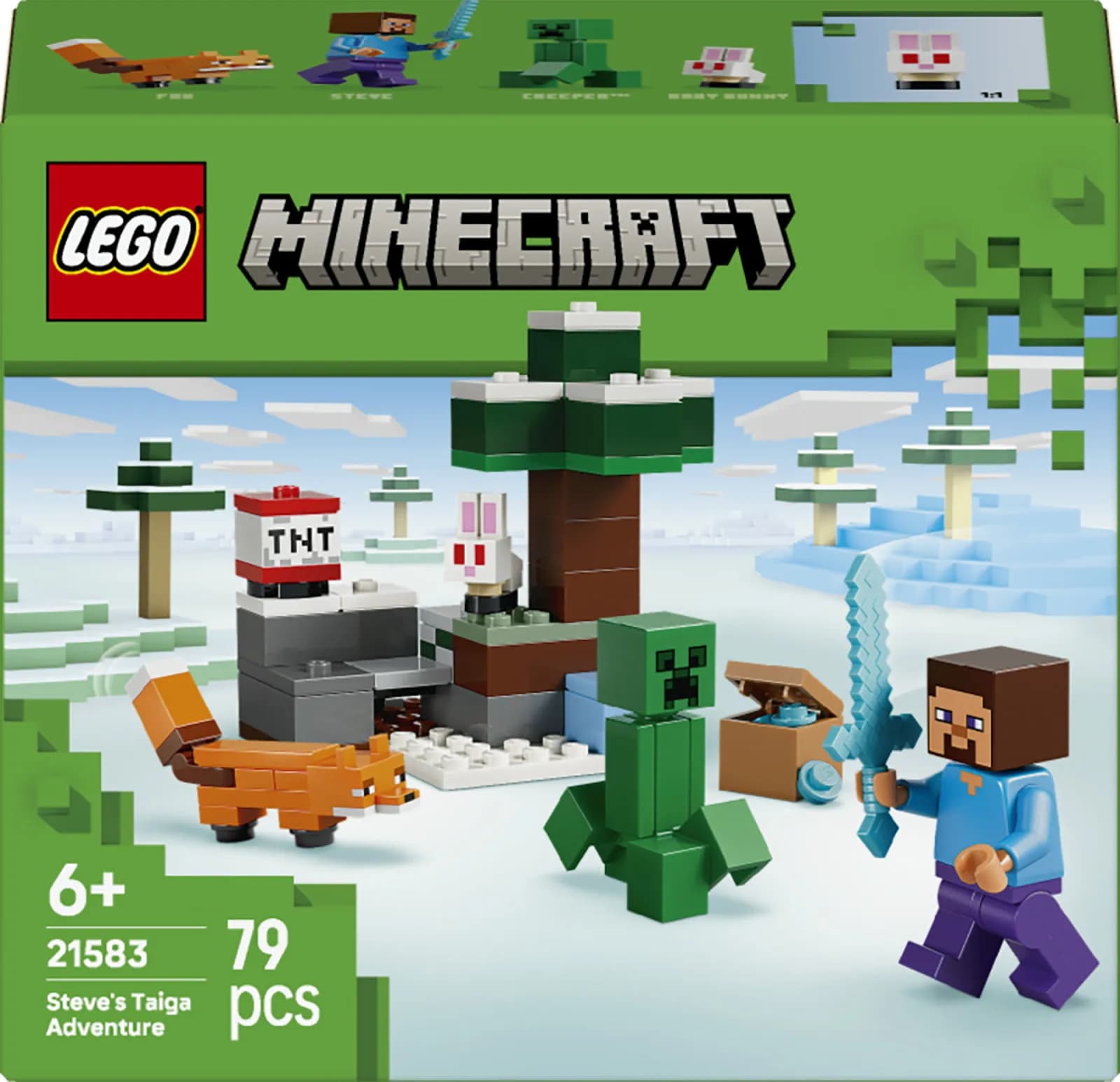 LEGO Minecraft Steven taigaseikkailu 21583