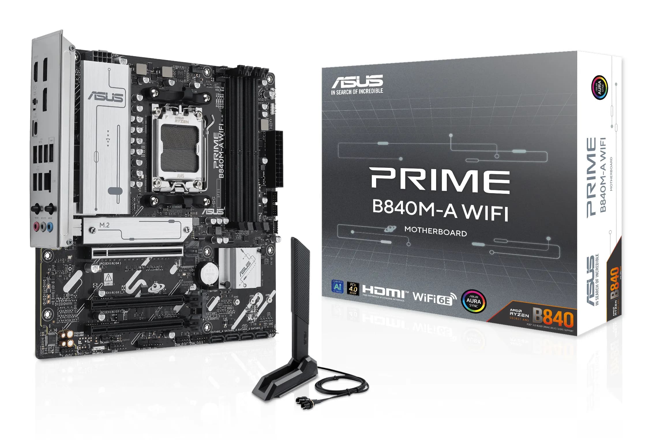 Asus PRIME B840M-A WIFI AM5 mATX-emolevy