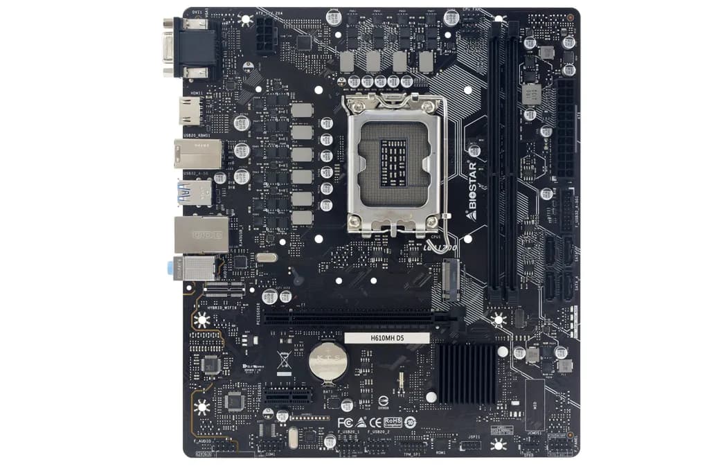 Biostar H610MH D5 LGA 1700 mATX -emolevy