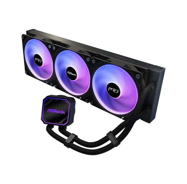 ASRock Pro 360mm ARGB -nestejäähdytin, musta