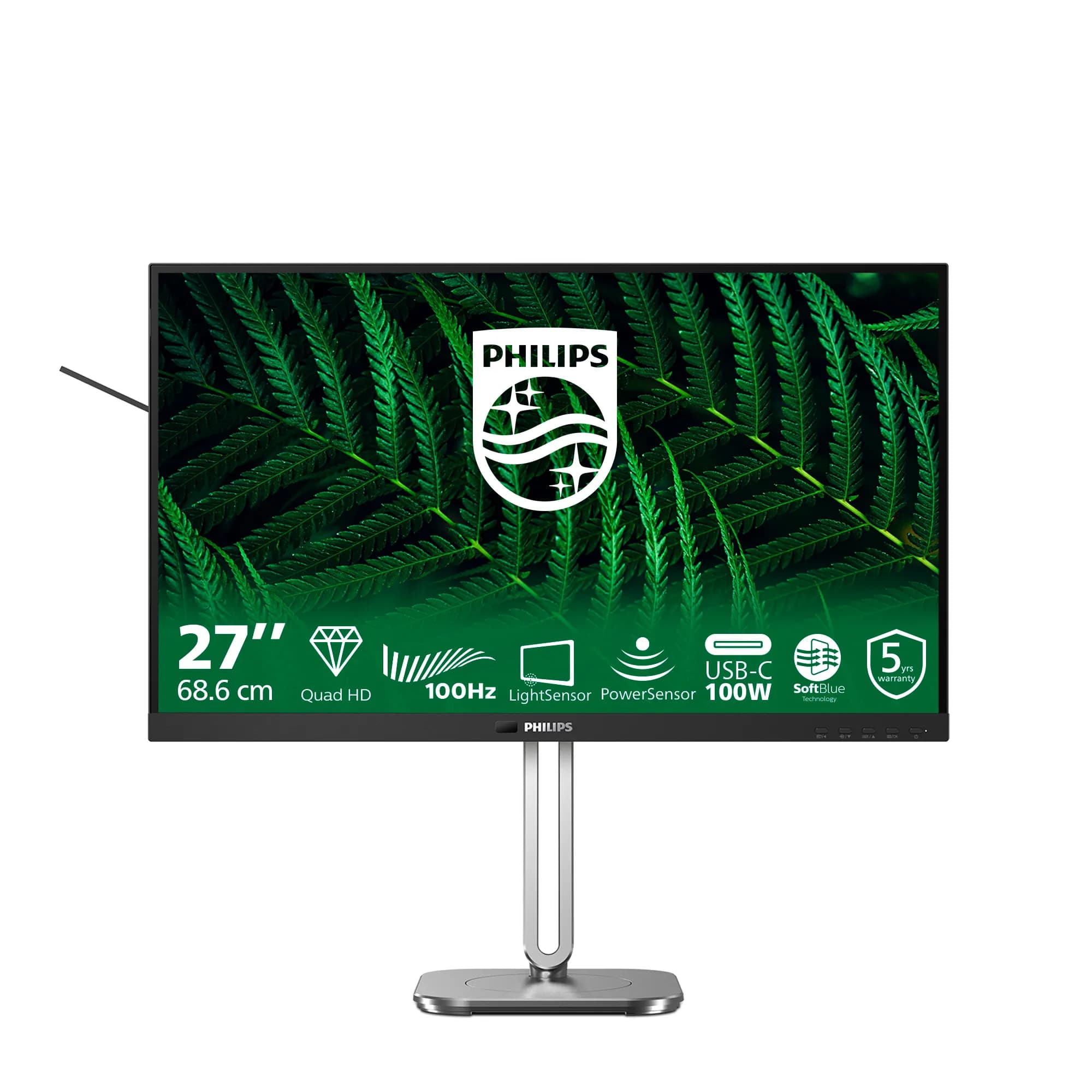 Philips B-Line 27B2G5601 27" QHD, IPS -näyttö, USB-C hub, 100Hz