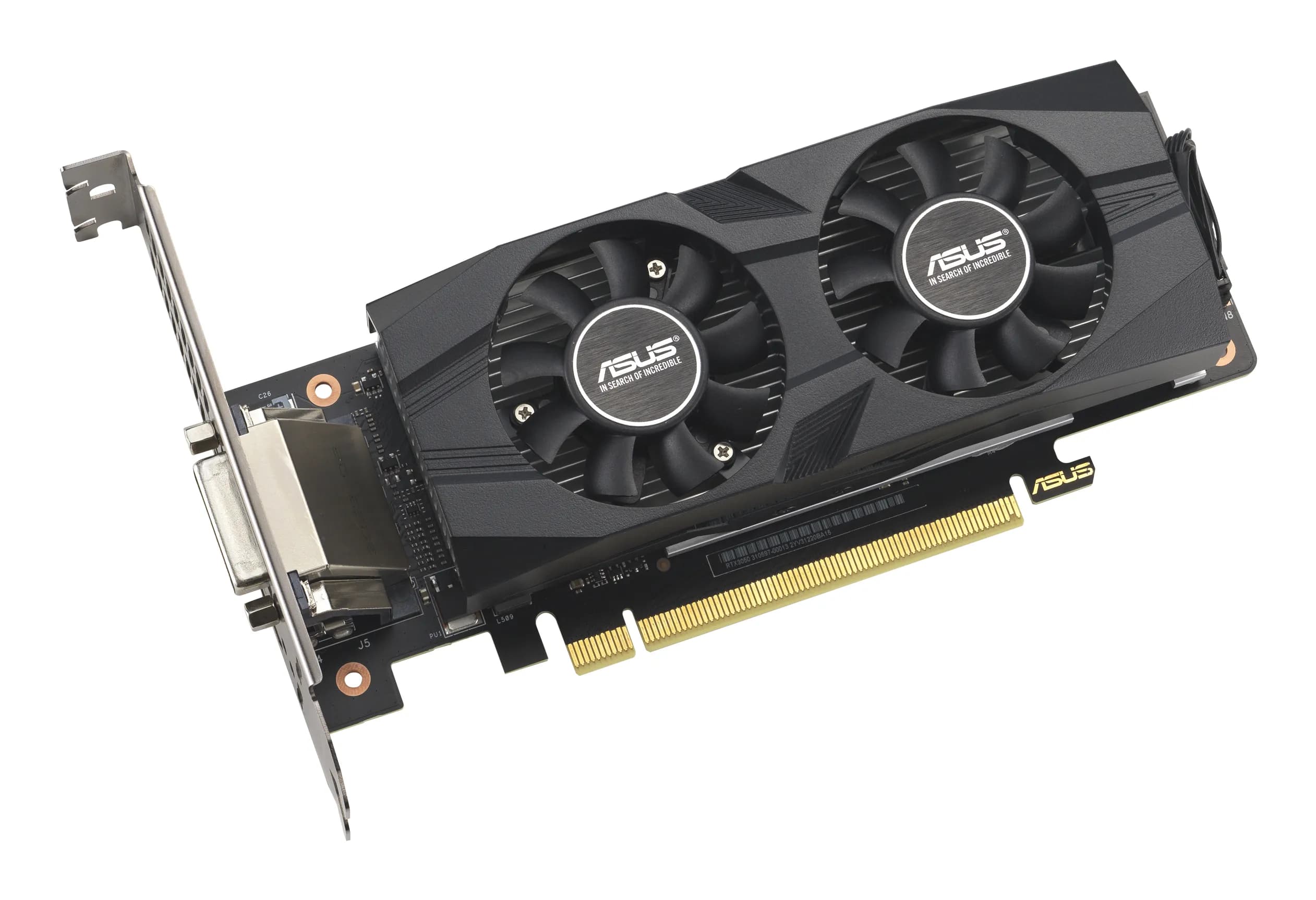 Asus GeForce RTX 3050 Low Profile OC 6 Gt -näytönohjain