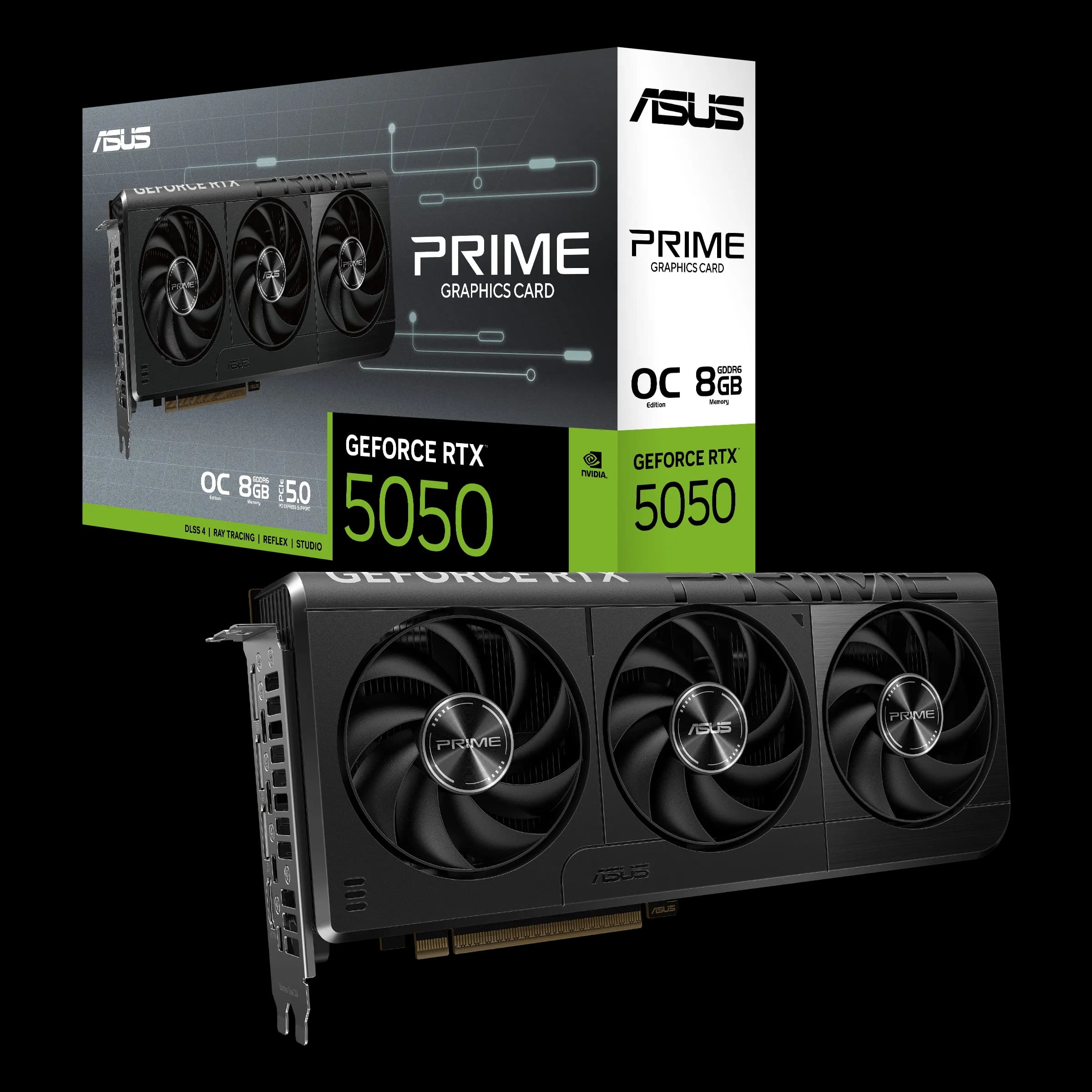 Asus GeForce RTX 5050 Prime OC 8 Gt -näytönohjain