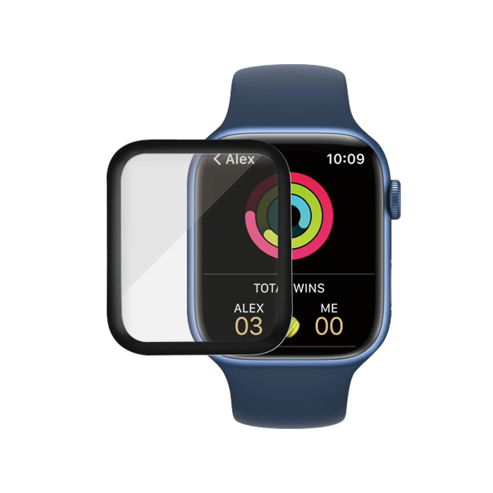 PanzerGlass Apple Watch Series 7 (44 mm) Black AB