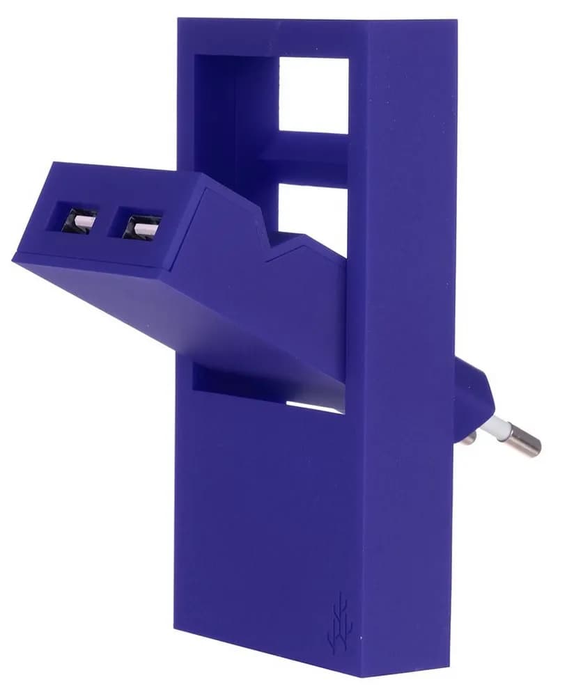 Usbepower ROCK dubbel USB-laddare - 2-i-1 fickladdare för optimal mobilitet