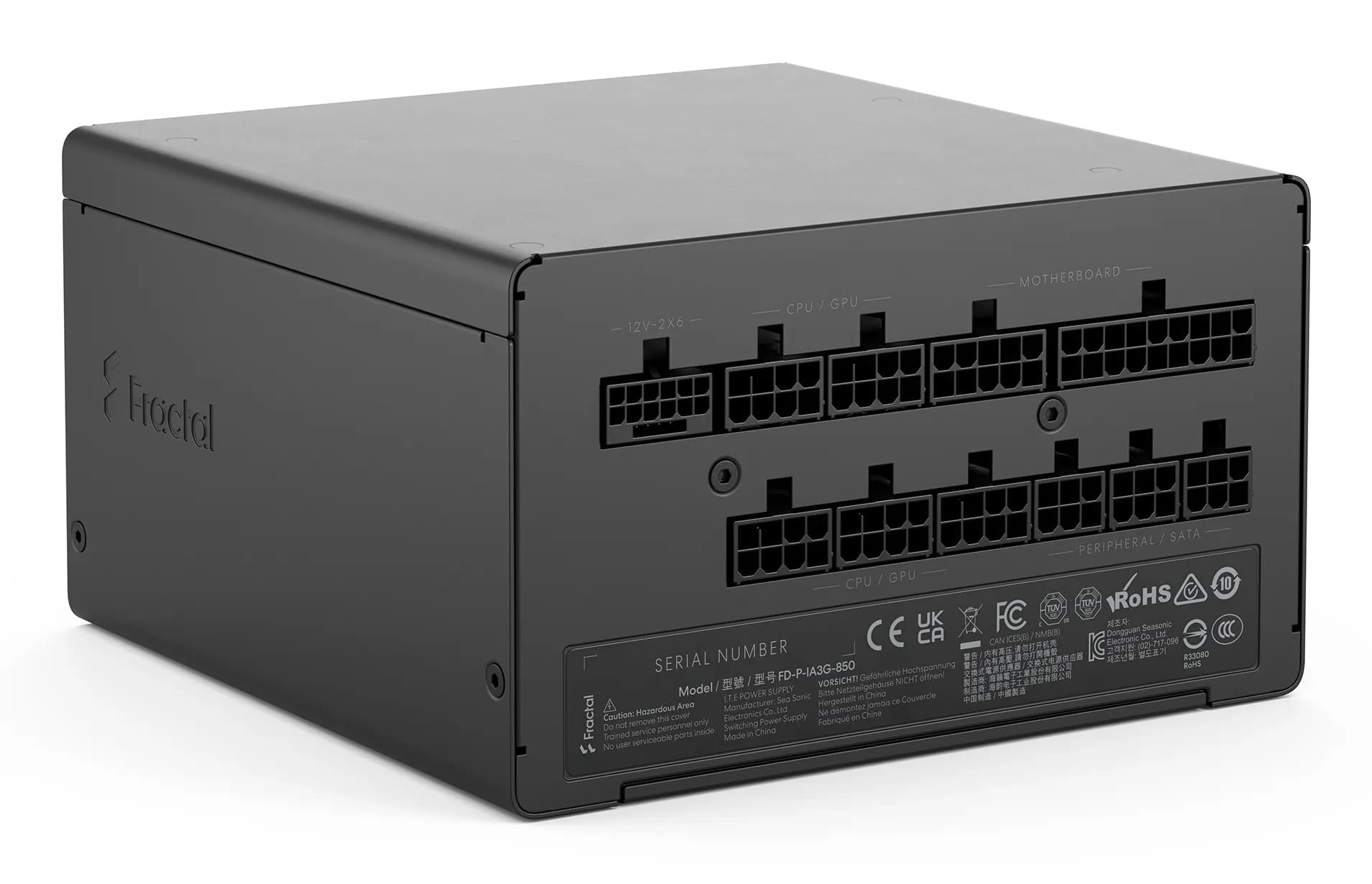 FRACTAL DESIGN Ion 3 Gold 850W -virtalähde, 80 Plus Gold