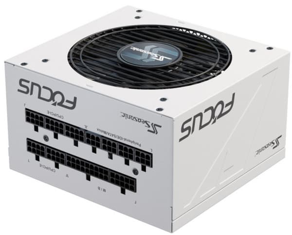 Seasonic FOCUS GX-1000 WHITE 1000W -virtalähde, 80 Plus Gold